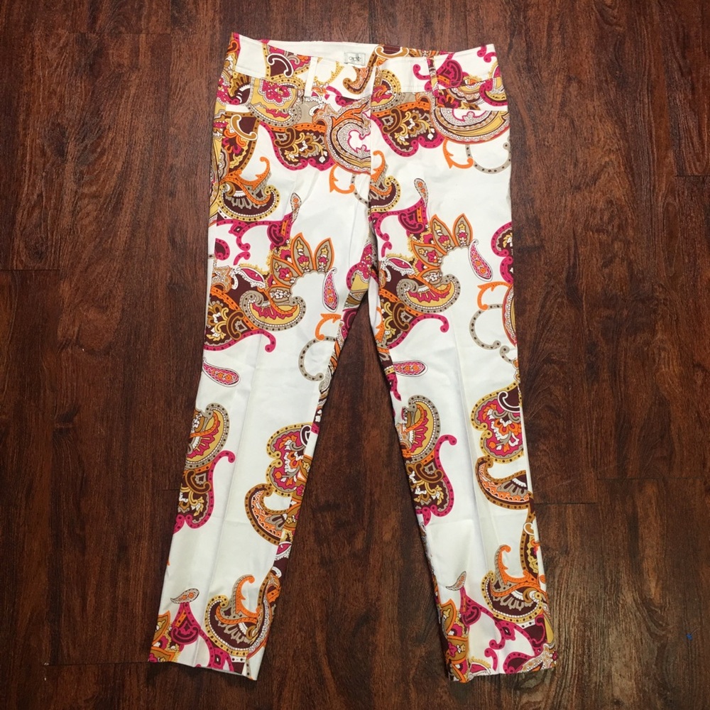 Cache Cropped Spring Summer Stretch Pants 6 - image 1